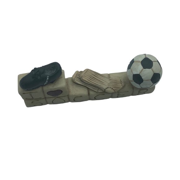 Blossom Bucket Suzi Figure Blocks I Heart Soccer 3.5" x 1.5" Ball Cleats Socks - Picture 5 of 5